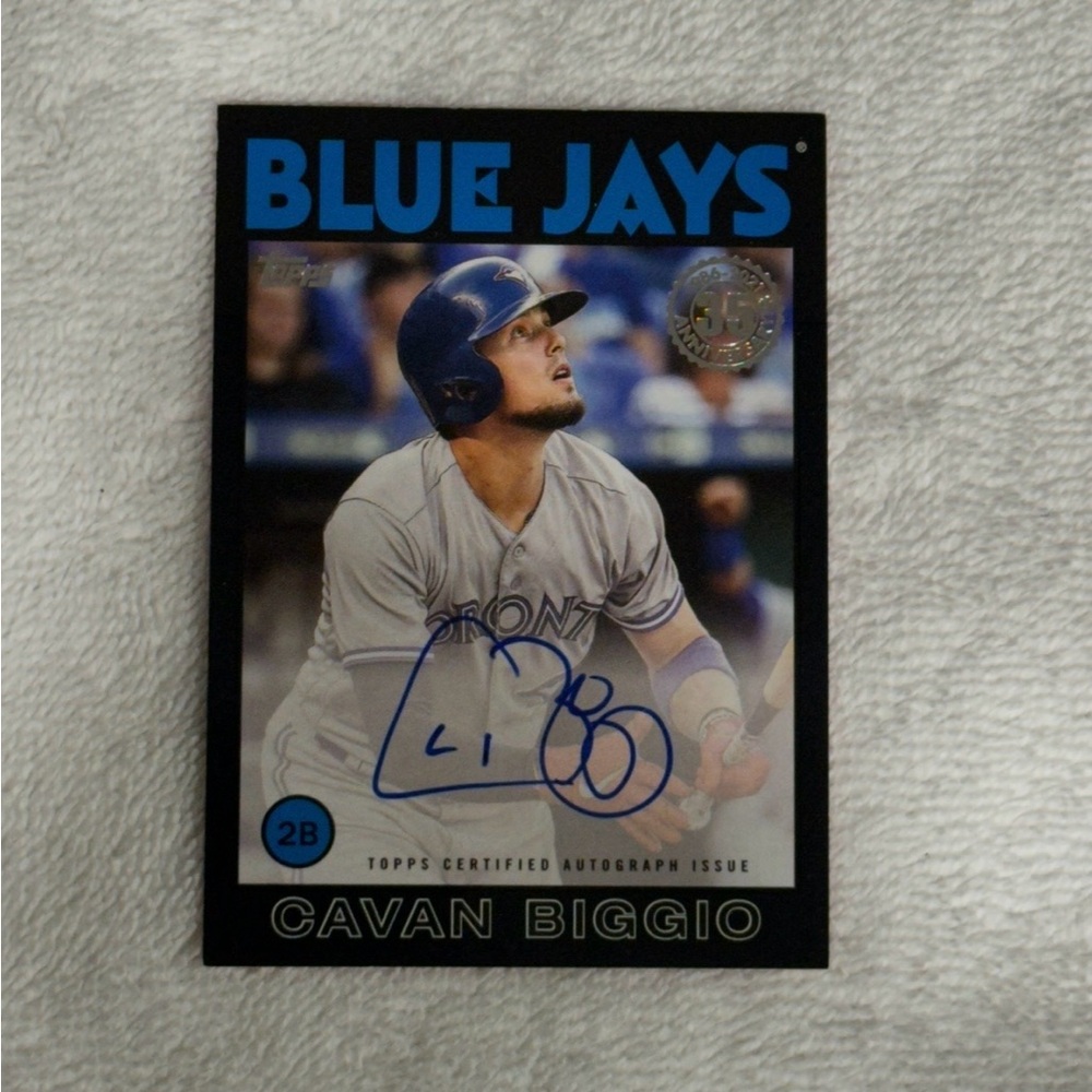 2021 Topps Cavan Biggio 1986 Topps Design Autograph 015/199 #86A-CBI
